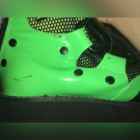 Green Demonia Platform Boot Shoes - Picture 5 of 6